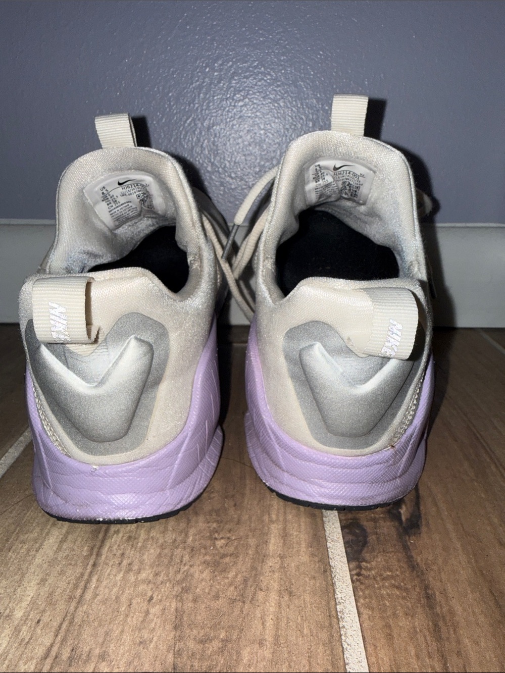 Nike Free Metcon 6 SE Cream, yellow, silver and purple Sneakers - Picture 3 of 11